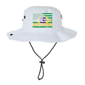 Brazilian Jiu Jitsu American Flag Us Sports Meaningful Gift Legacy Cool Fit Booney Bucket Hat