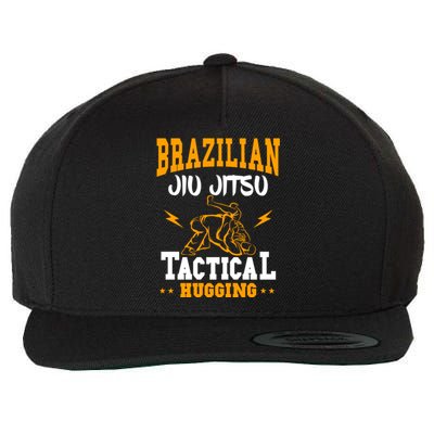 Brazilian Jiu Jitsu Bjj Martial Arts Jiugiftjitsu Gift Wool Snapback Cap