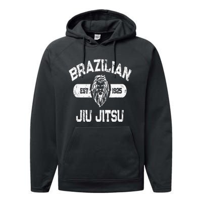 Brazilian Jiu Jitsu Established 1925 Bjj Performance Fleece Hoodie