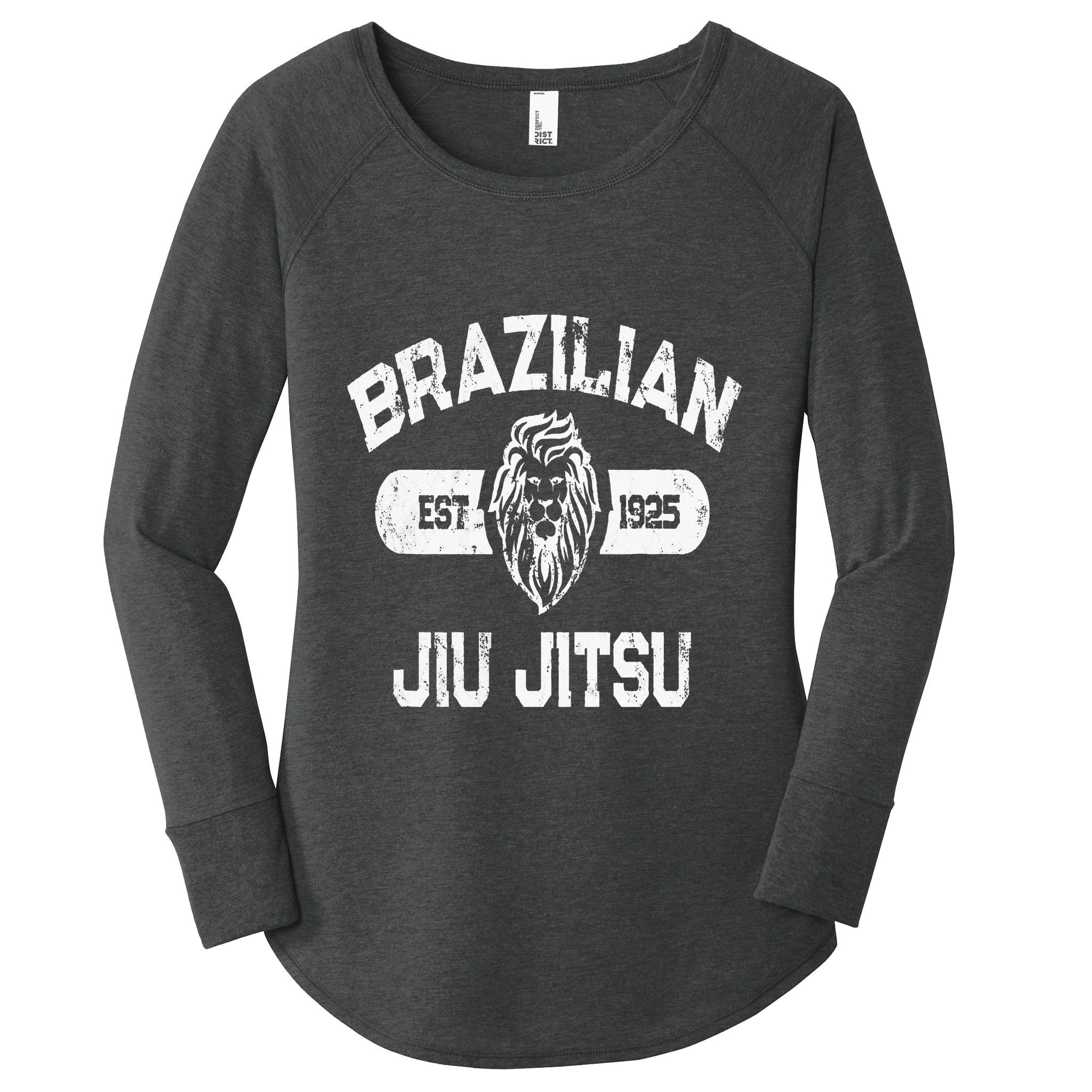 Brazilian Jiu Jitsu Established 1925 Bjj Women's Perfect Tri Tunic Long Sleeve Shirt