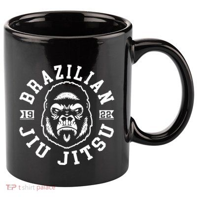 Brazilian Jiu Jitsu 11oz C Handle Ceramic Mug