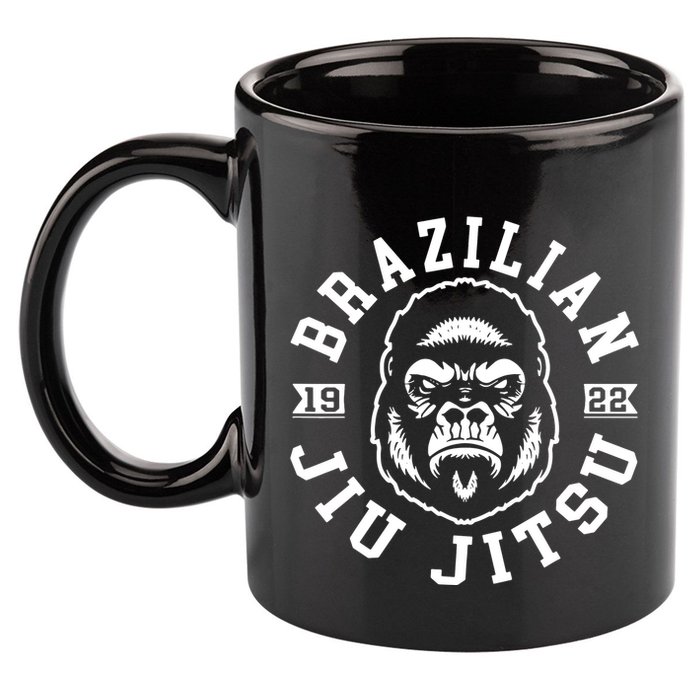 Brazilian Jiu Jitsu 11oz C Handle Ceramic Mug