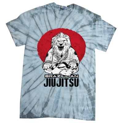 Brazilian Jiu Jitsu BJJ MMA Fighter Jiujitsu Funny Lion Tie-Dye T-Shirt