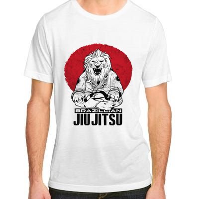 Brazilian Jiu Jitsu BJJ MMA Fighter Jiujitsu Funny Lion Adult ChromaSoft Performance T-Shirt