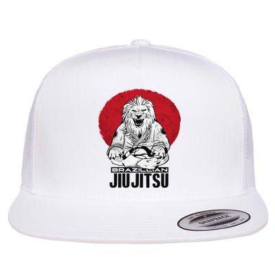 Brazilian Jiu Jitsu BJJ MMA Fighter Jiujitsu Funny Lion Flat Bill Trucker Hat