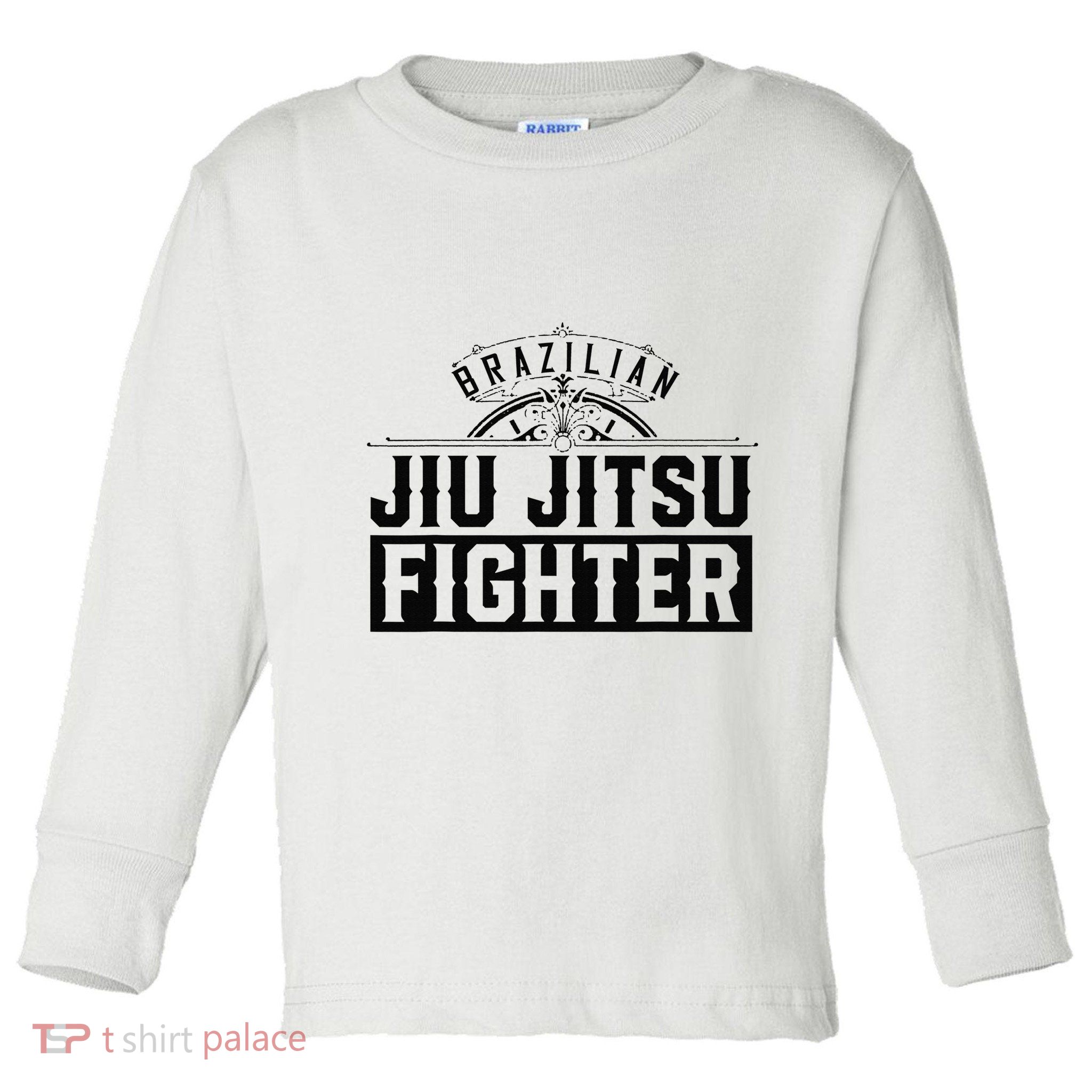Brazilian Jiu Jitsu Fighter BJJ Martial Arts Toddler Long Sleeve Shirt