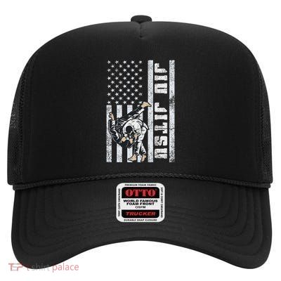 Brazilian Jiu Jitsu High Crown Mesh Back Trucker Hat