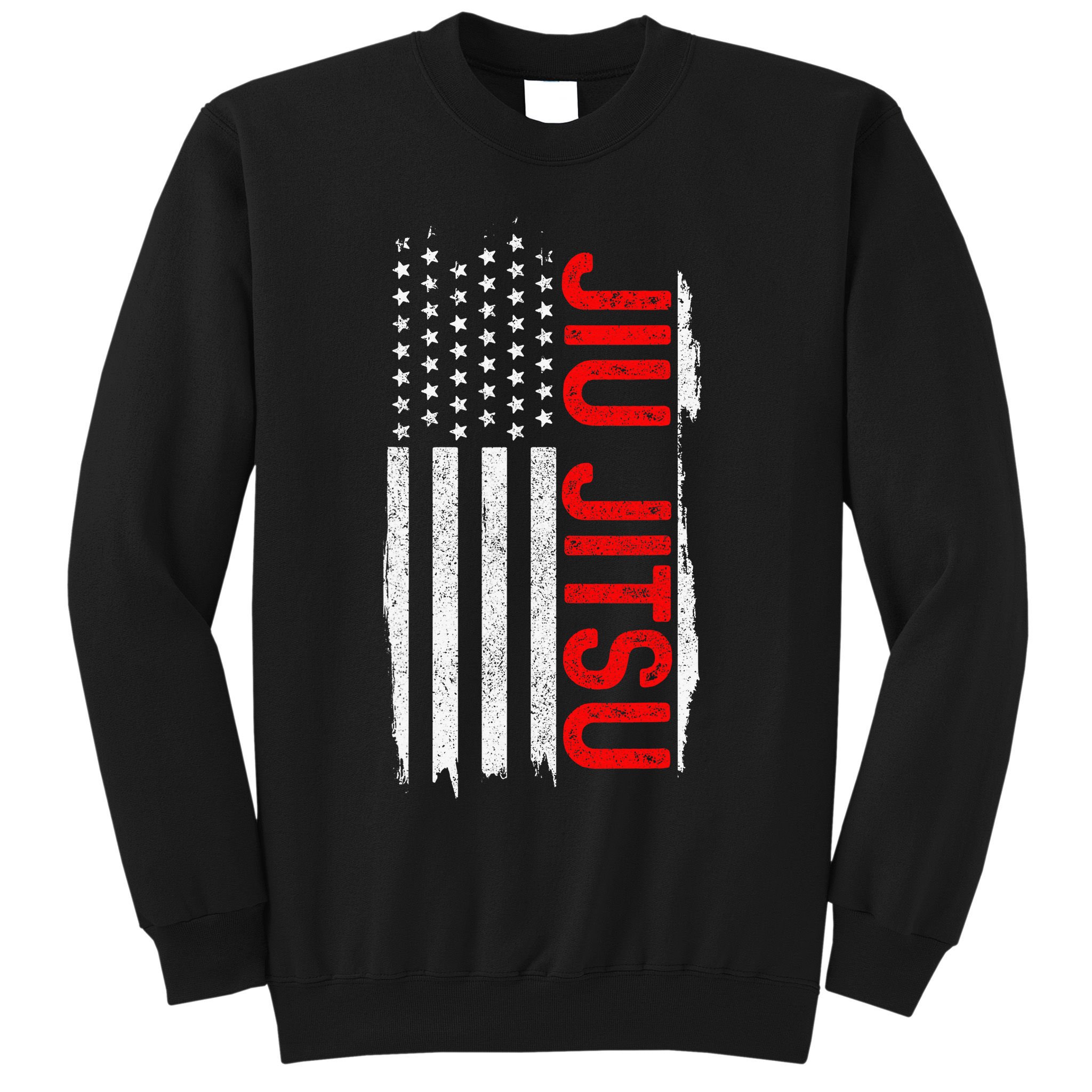 Brazilian Jiu Jitsu Stars & Stripes Rank BJJ Flag Sweatshirt