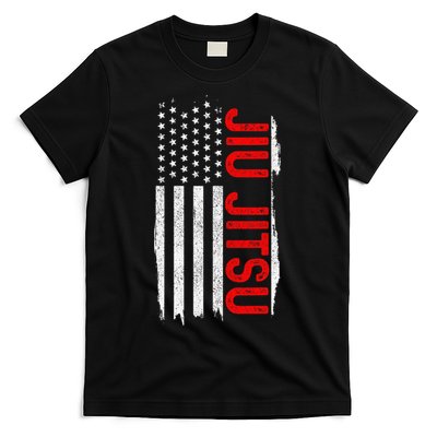 Brazilian Jiu Jitsu Stars & Stripes Rank BJJ Flag T-Shirt