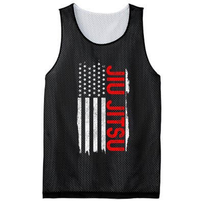 Brazilian Jiu Jitsu Stars & Stripes Rank BJJ Flag Mesh Reversible Basketball Jersey Tank