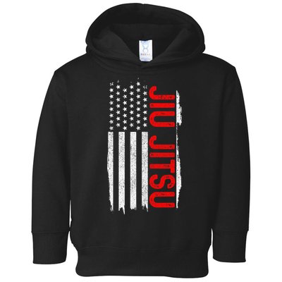 Brazilian Jiu Jitsu Stars & Stripes Rank BJJ Flag Toddler Hoodie