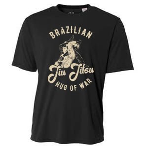 Brazilian Jiu Jitsu BJJ Distressed Funny Cooling Performance Crew T-Shirt