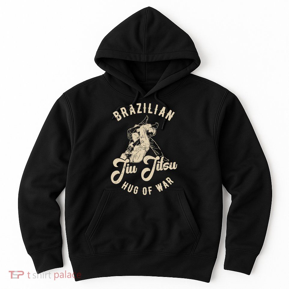 Brazilian Jiu Jitsu BJJ Distressed Funny Hoodie
