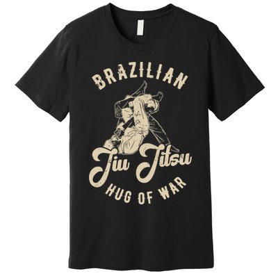 Brazilian Jiu Jitsu BJJ Distressed Funny Premium T-Shirt
