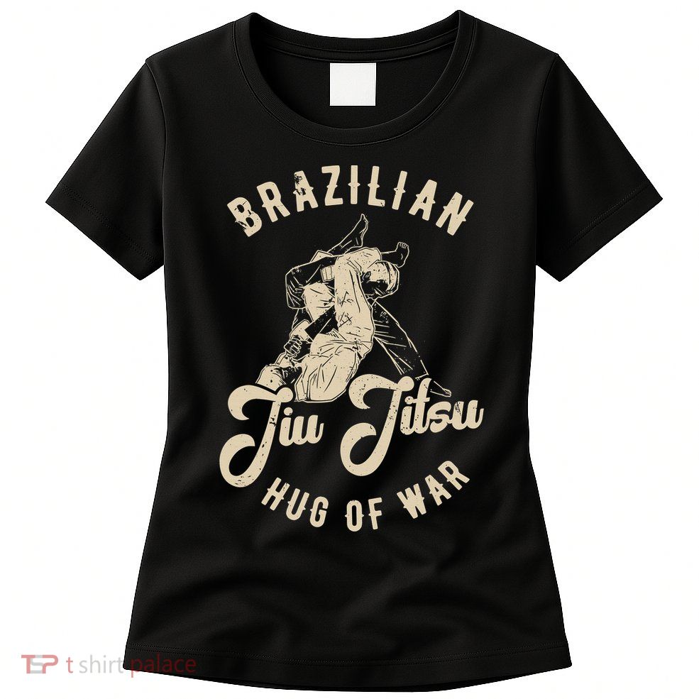 Brazilian Jiu Jitsu BJJ Distressed Funny Womens T-Shirt