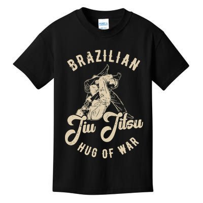 Brazilian Jiu Jitsu BJJ Distressed Funny Kids T-Shirt