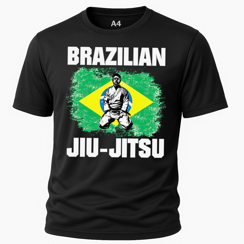 Brazilian Jiu Jitsu Established 1925 BJJ Gift MMA Fighter Cooling Performance Crew T-Shirt