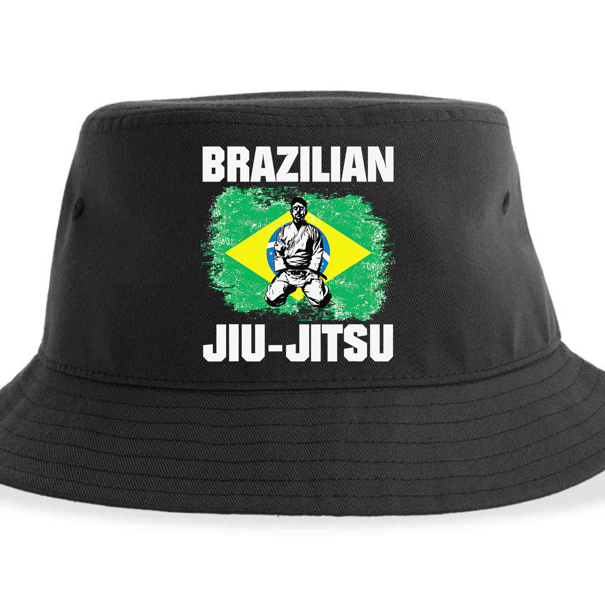 Brazilian Jiu Jitsu Established 1925 BJJ Gift MMA Fighter Sustainable Bucket Hat