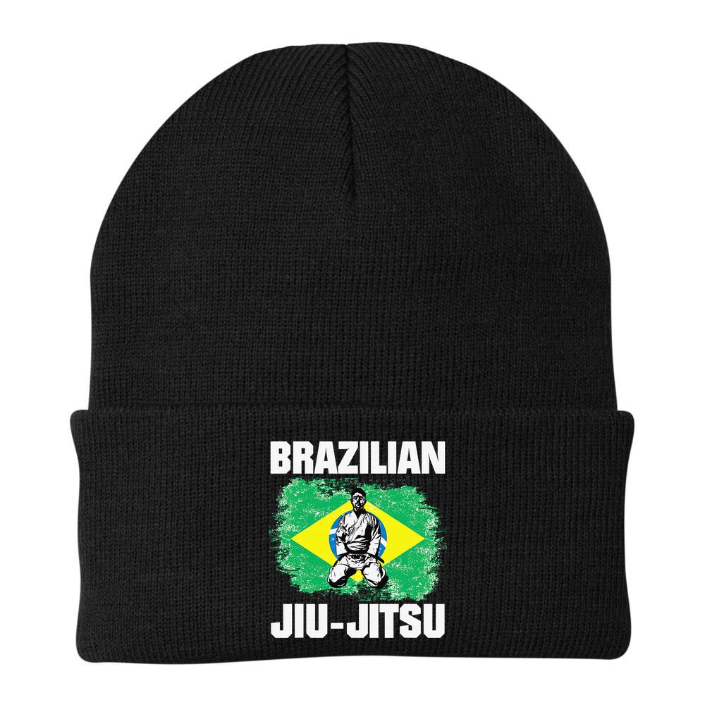 Brazilian Jiu Jitsu Established 1925 BJJ Gift MMA Fighter Beanie