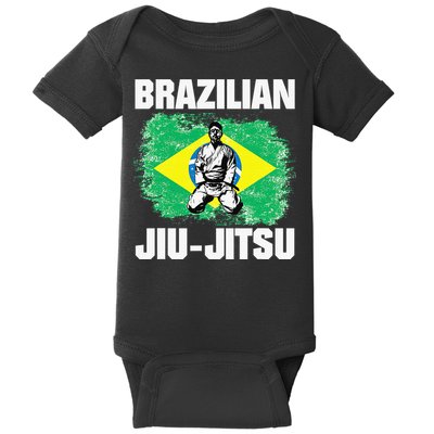 Brazilian Jiu Jitsu Established 1925 BJJ Gift MMA Fighter Baby Bodysuit