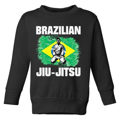 Brazilian Jiu Jitsu Established 1925 BJJ Gift MMA Fighter Toddler Sweatshirt