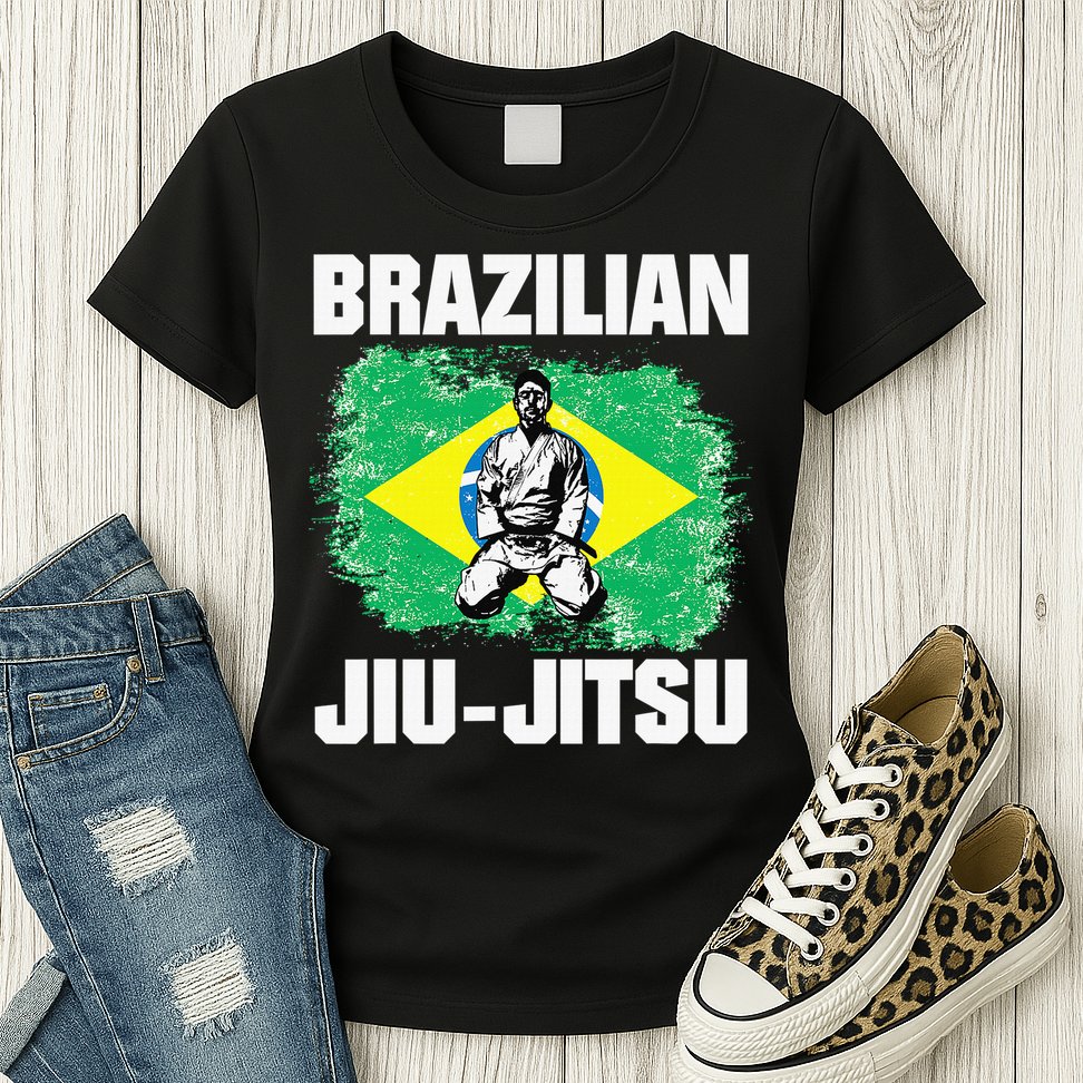 Brazilian Jiu Jitsu Established 1925 BJJ Gift MMA Fighter Womens T-Shirt