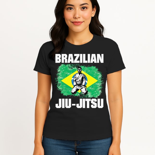 Brazilian Jiu Jitsu Established 1925 BJJ Gift MMA Fighter Womens T-Shirt