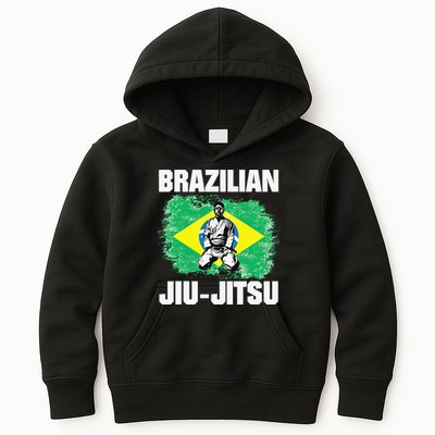 Brazilian Jiu Jitsu Established 1925 BJJ Gift MMA Fighter Kids Hoodie