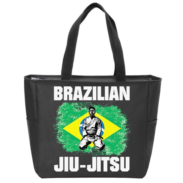 Brazilian Jiu Jitsu Established 1925 BJJ Gift MMA Fighter Zip Tote Bag