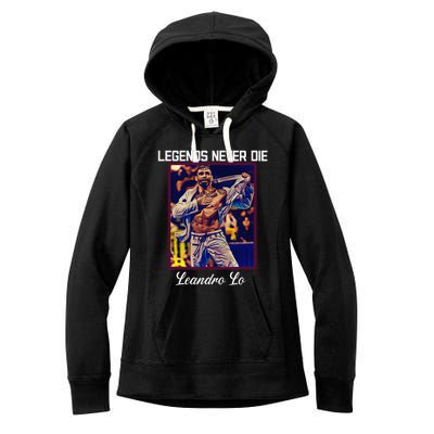 Brazilian Jiu Jitsu Tee Jiu Jitsu Legends Never Die BJJ Women's Fleece Hoodie