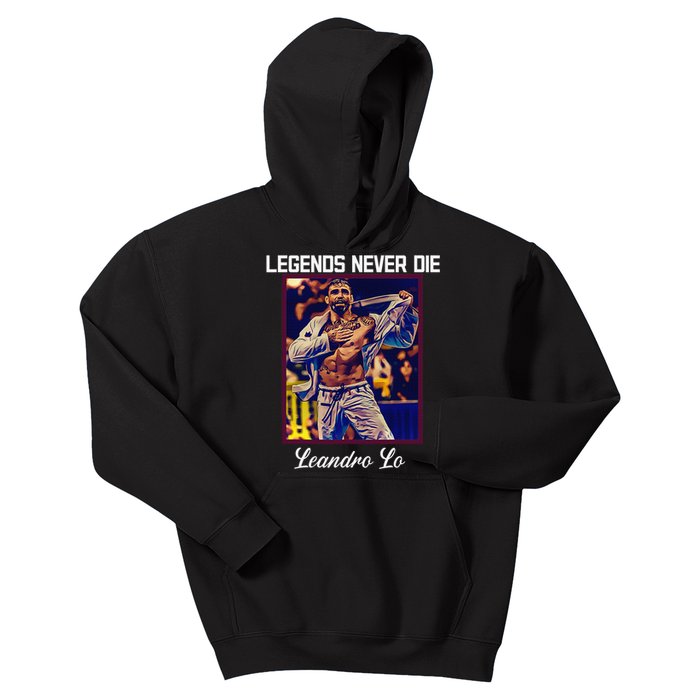 Brazilian Jiu Jitsu Tee Jiu Jitsu Legends Never Die BJJ Kids Hoodie