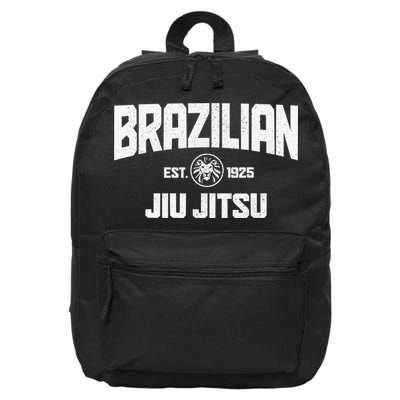 Brazilian Jiu Jitsu Established 1925 BJJ Gift MMA Fighter 16 in Basic Backpack