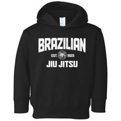Brazilian Jiu Jitsu Established 1925 BJJ Gift MMA Fighter Toddler Hoodie