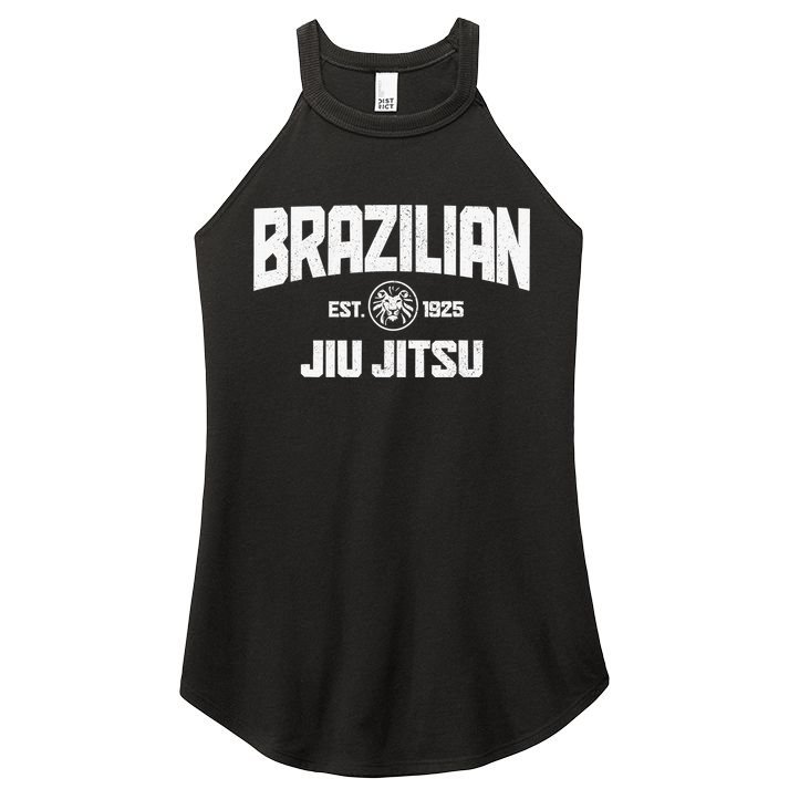 Brazilian Jiu Jitsu Established 1925 BJJ Gift MMA Fighter Women's Perfect Tri Rocker Tank