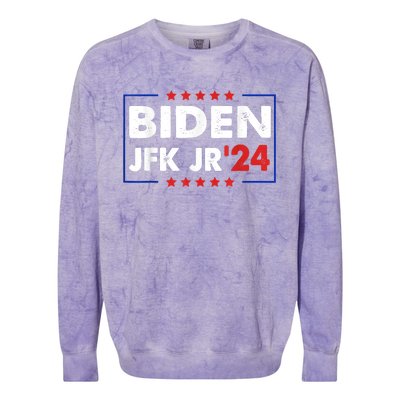 Biden Jfk Jr 24 Colorblast Crewneck Sweatshirt