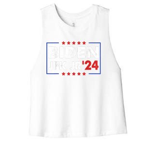 Biden Jfk Jr 24 Women's Racerback Cropped Tank