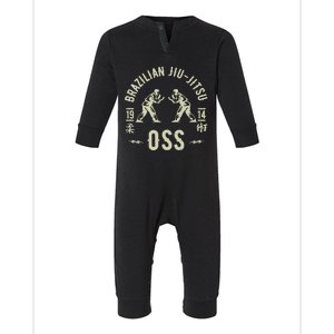 Brazilian Jiu Jitsu Arte Suave Oss Bjj Infant Fleece One Piece