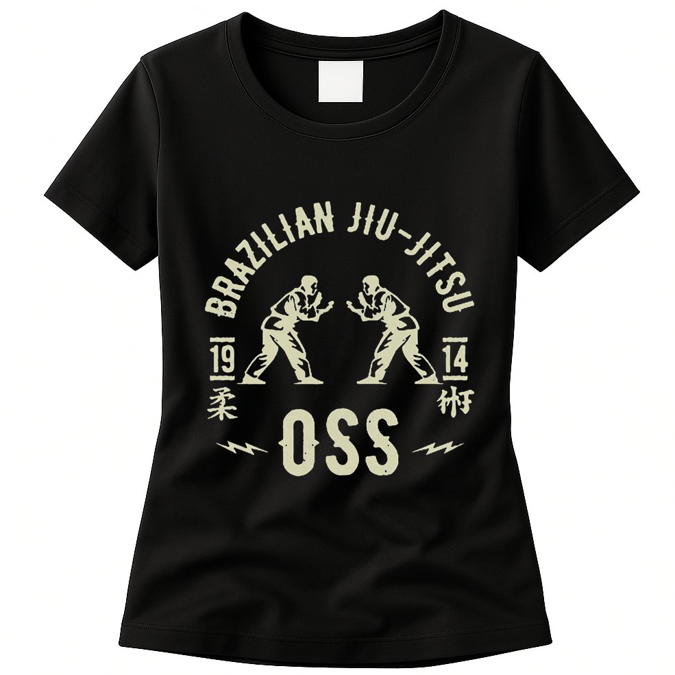 Brazilian Jiu Jitsu Arte Suave Oss Bjj Womens T-Shirt