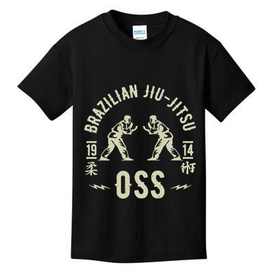 Brazilian Jiu Jitsu Arte Suave Oss Bjj Kids T-Shirt