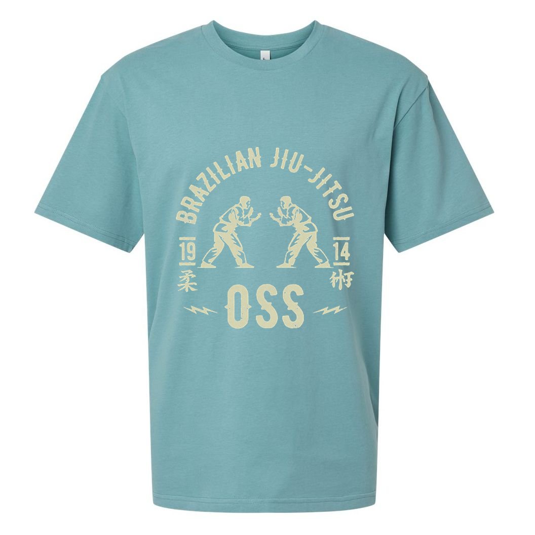 Brazilian Jiu Jitsu Arte Suave Oss Bjj Sueded Cloud Jersey T-Shirt