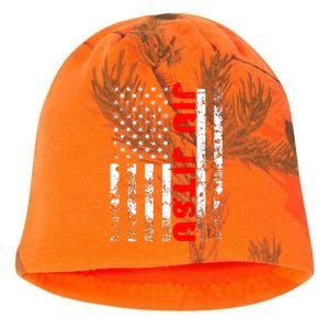 Brazilian Jiu Jitsu American Flag US Sports Kati - Camo Knit Beanie