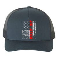 Brazilian Jiu Jitsu American Flag US Sports Yupoong Adult 5-Panel Trucker Hat