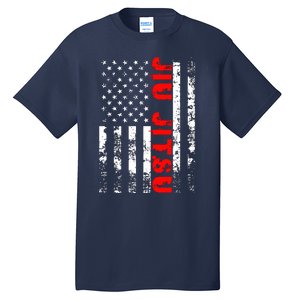 Brazilian Jiu Jitsu American Flag US Sports Tall T-Shirt