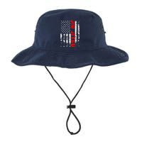 Brazilian Jiu Jitsu American Flag US Sports Legacy Cool Fit Booney Bucket Hat