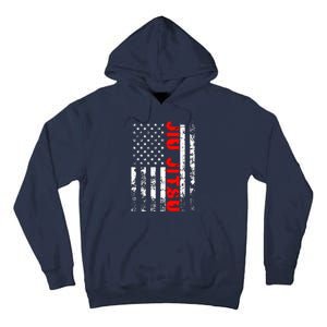 Brazilian Jiu Jitsu American Flag US Sports Tall Hoodie