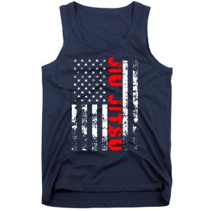 Brazilian Jiu Jitsu American Flag US Sports Tank Top