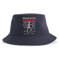 Brazilian Jiu Jitsu Anatomy Skeleton Funny Mix Martial Arts Sustainable Bucket Hat