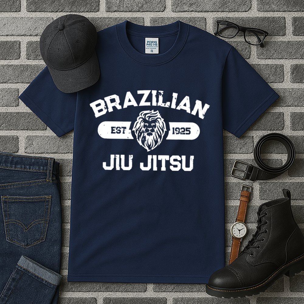 Brazilian Jiu Jitsu Established 1925 BJJ Gift MMA Fighter Tall T-Shirt
