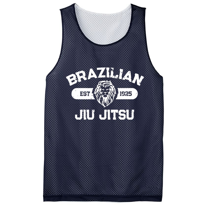 Brazilian Jiu Jitsu Established 1925 BJJ Gift MMA Fighter Mesh Reversible Basketball Jersey Tank