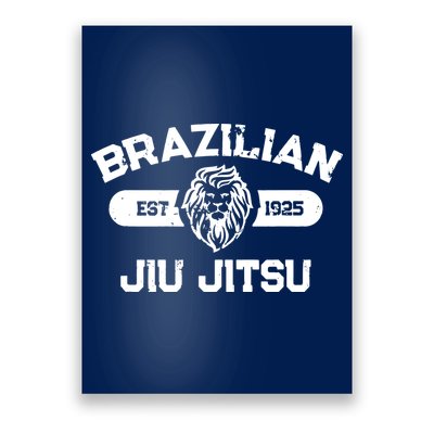 Brazilian Jiu Jitsu Established 1925 BJJ Gift MMA Fighter Poster